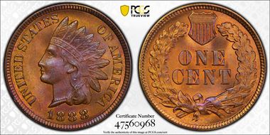 1888 1C MS66RB
