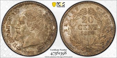 1859-A 20C Gad-305 F-148 MS64