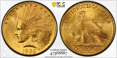 1926 $10 MS64