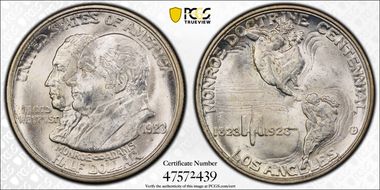 1923-S 50C Monroe MS64