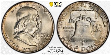 1959 50C DDR, FS-801 MS66FBL