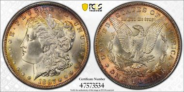 1887-O $1 MS66