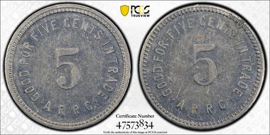 (1935-1936) 5C Alaska RRC Bingle AU55