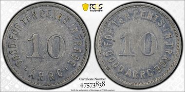 (1935-1936) 10C Alaska RRC Bingle AU55