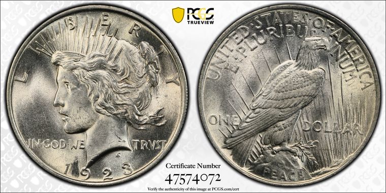 Cert 47574072 - Coin Image