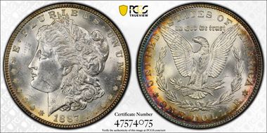 1887 $1 MS63