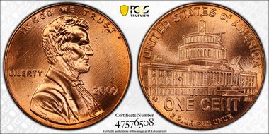 2009 1C Lincoln-Presidency MS66RD