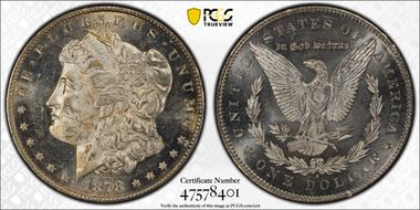 1878-S $1 MS63