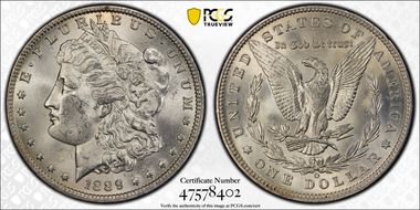 1889-O $1 MS62
