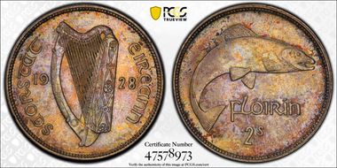 1928 Florin MS62