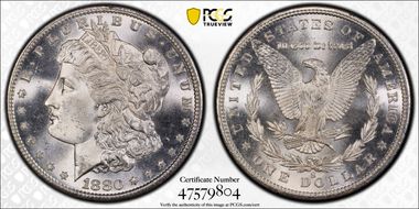 1880-S $1 MS64+