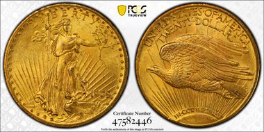 1909 $20 MS63+