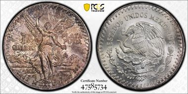 1982-Mo Onza Libertad Ag MS66