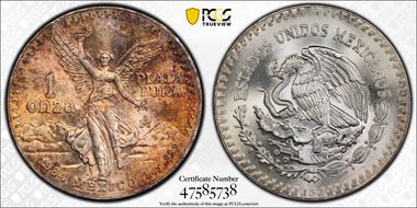 1984-Mo Onza Libertad Ag MS66