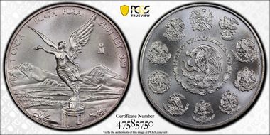 2001-Mo Onza Libertad Ag MS68