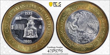 2005-Mo 100 P Monetary Reform Centennial MS64
