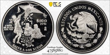 1991-Mo 100 P Save the Children KM-539  Ag PR68DCAM