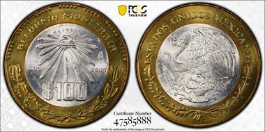 2005-Mo 100 P Monetary Reform Centennial MS66