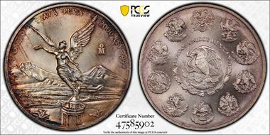 2000-Mo Onza Libertad Ag MS68