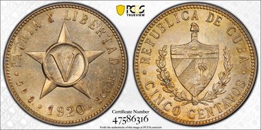 1920 5C KM-11.1 Period after G MS63