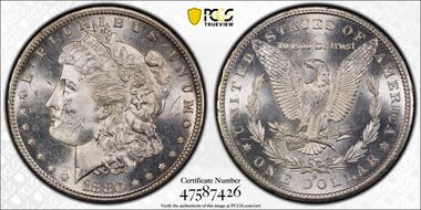 1880-S $1 MS64