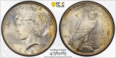 1924 $1 MS65