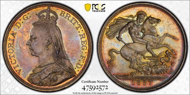 1887 Crown S-3921 MS63