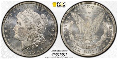 1878 8TF $1 MS62