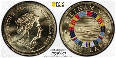 2023-C $2 Vietnam War Colorized MS68