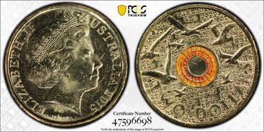 2015 $2 Remembrance Day Colorized In Flanders Fields MS65