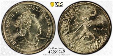 2021 $2 Tooth Fairy MS67
