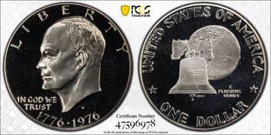 1976-S $1 Clad Type 1 PR67DCAM