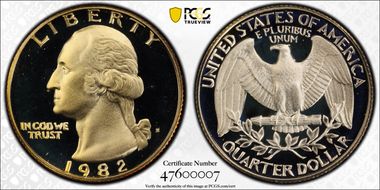 1982-S 25C DDO FS-101 PR68DCAM