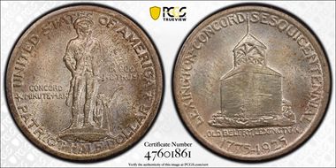 1925 50C Lexington MS66