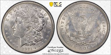 1921-D $1 MS61