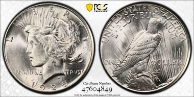 1925 $1 MS64