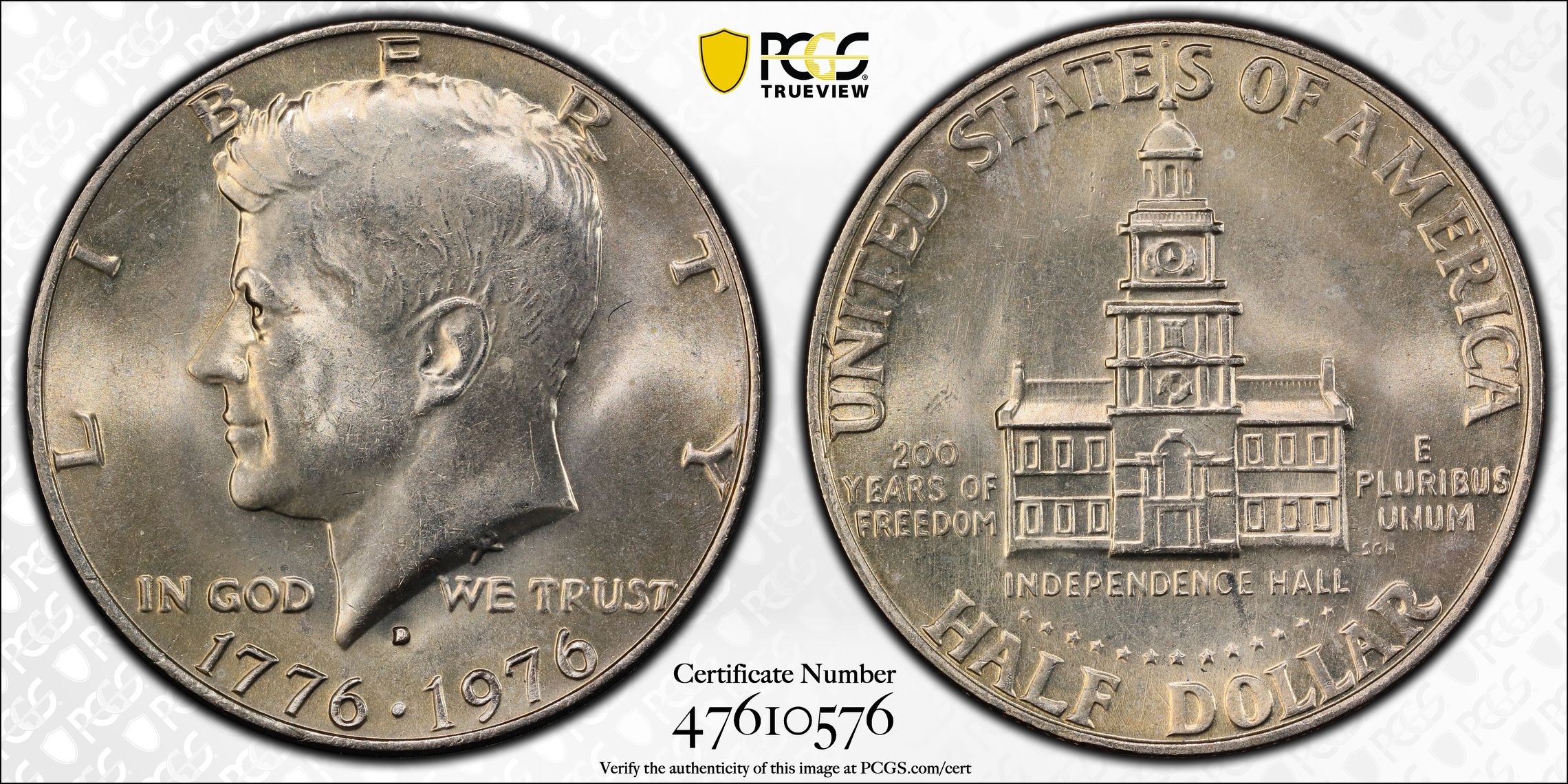 1976 D Clad Half Dollar