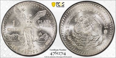 1982-Mo Onza Libertad Ag - DDO MS66