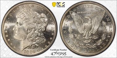 1882-S $1 MS65