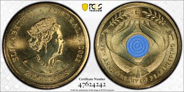 2022-C $2 Peacekeeping Colorized MS68