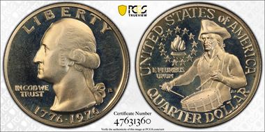 1976-S 25C Clad PR68DCAM