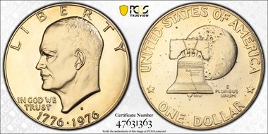 1976-S $1 Clad Type 1 PR64