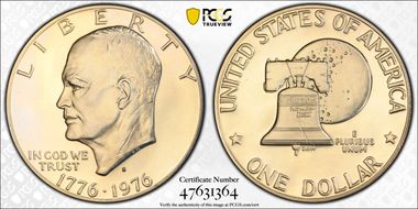 1976-S $1 Clad Type 2 PR64DCAM