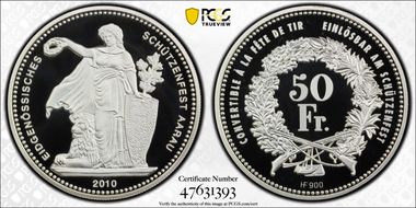 2010 HF 50 Fr Aarau Haberling-83a PR70DCAM