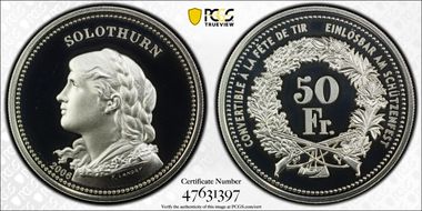 2006 50 Fr Solothurn Haberling-74a PR69DCAM