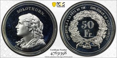 2006 50 Fr Solothurn Haberling-74a PR67DCAM