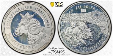 1997 HF 50 Fr Schaffhauer Haberling-53a PR67DCAM