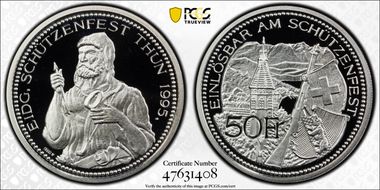 1995 HF 50 Fr Thun Haberling-49a PR70DCAM