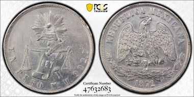 1872-Mo M Peso KM-408.5 N1