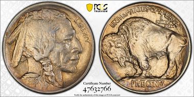 1913-S 5C Type 1 AU53